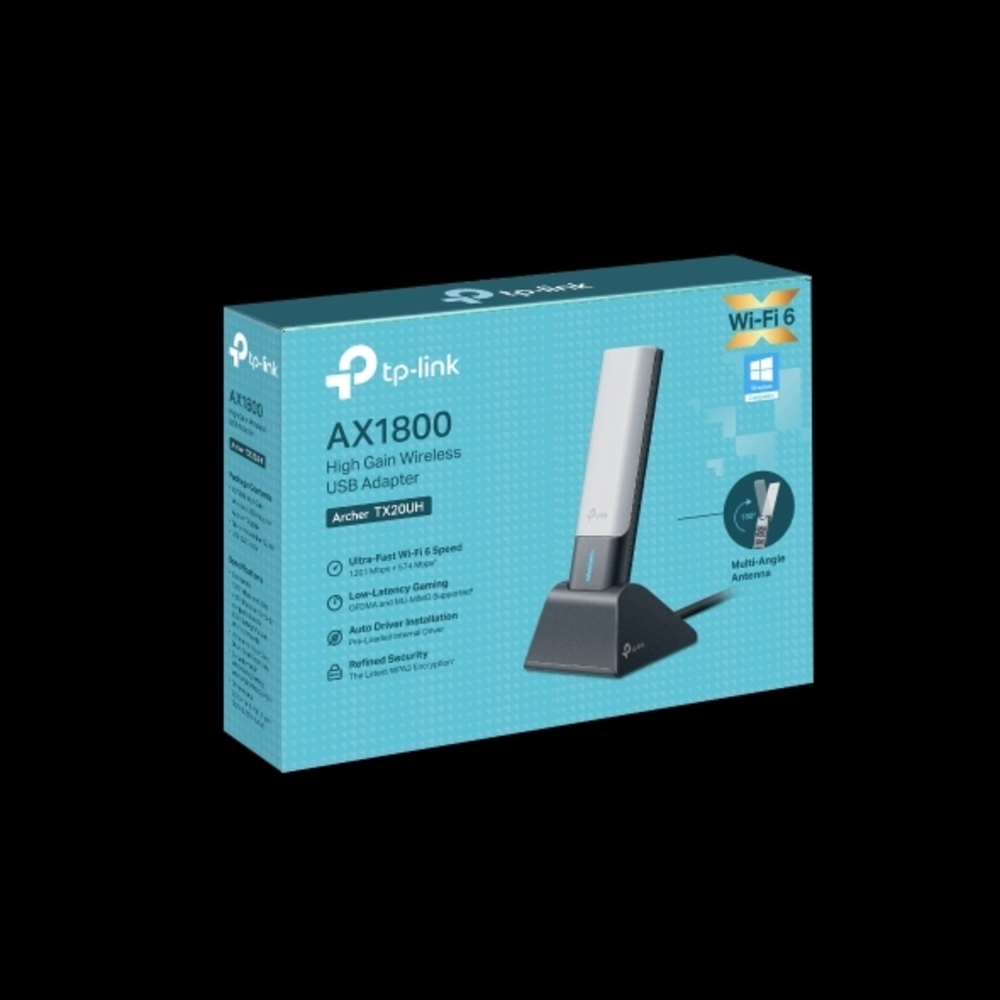 TP-Link AX1800 WiFi 6 USB Adapter for Desktop PC‎ (Archer TX21UH) Wireless